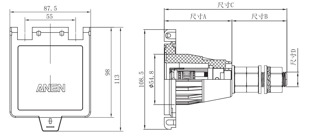 מחבר תעשייתי 300A~600A-9