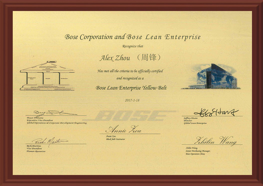 Bose Lean Entreprise