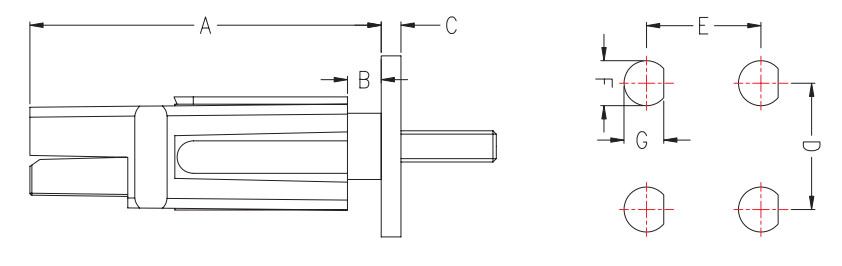 Combinación de conector de alimentación 180-5
