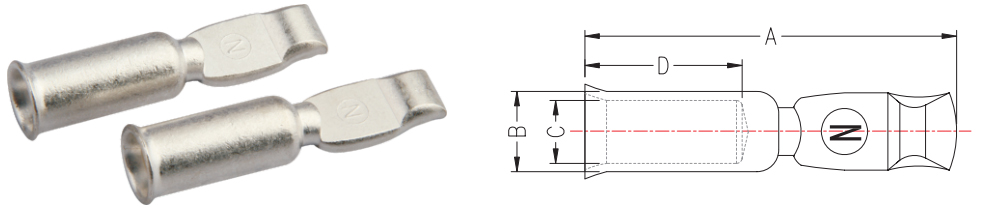 Kumbinasyon ng Power connector PA120-4