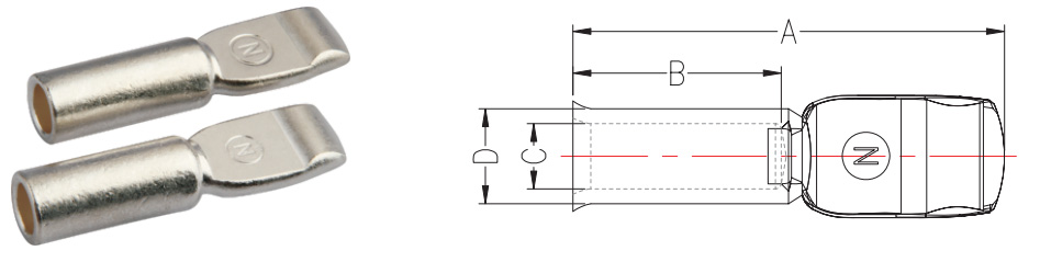 Kombinasi konektor Power PA350-02