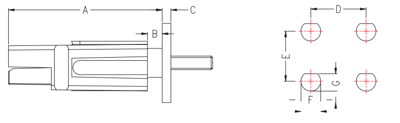 Combinación de conector de alimentación PA350-05