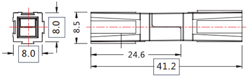 Combinación de conector de alimentación PA45-4