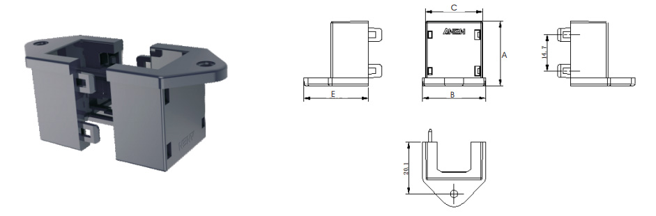 Kombinasyon sa Power connector PA45-5