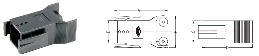 Combinación de conector de alimentación PA45-9