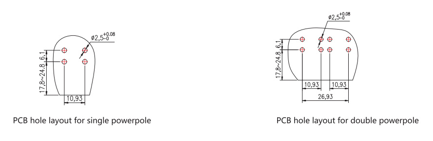 Combination of Power connector PA75-10