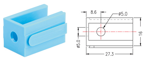 Motsoako oa Power connector PA75-4