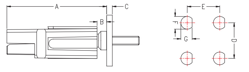 Combinación do conector de alimentación PA75-8