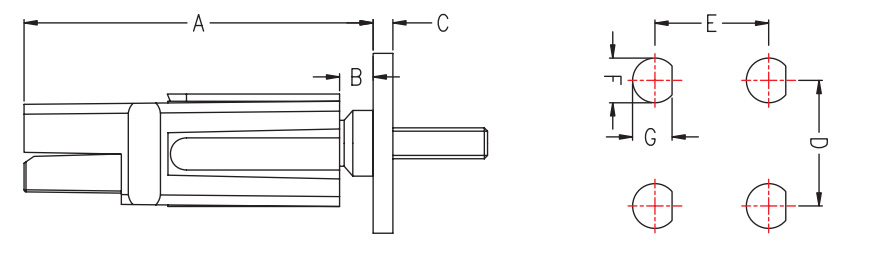 Combination of Power connector PA75-8