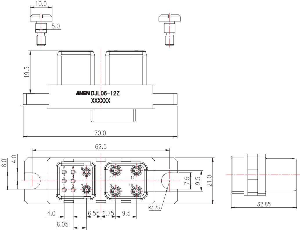 Qhov (socket) DJL06-12Z