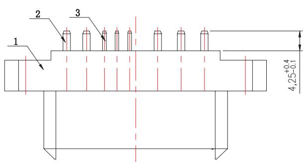 DJL07-19G17ZKB02 Entxufearen forma eta tamaina b