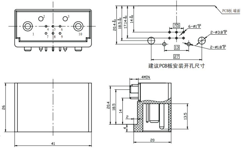 DJL08-10ZXXB socket