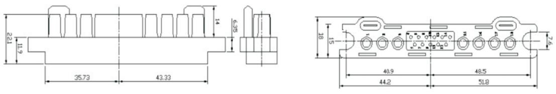 Module Power Connector DJL18 Plug