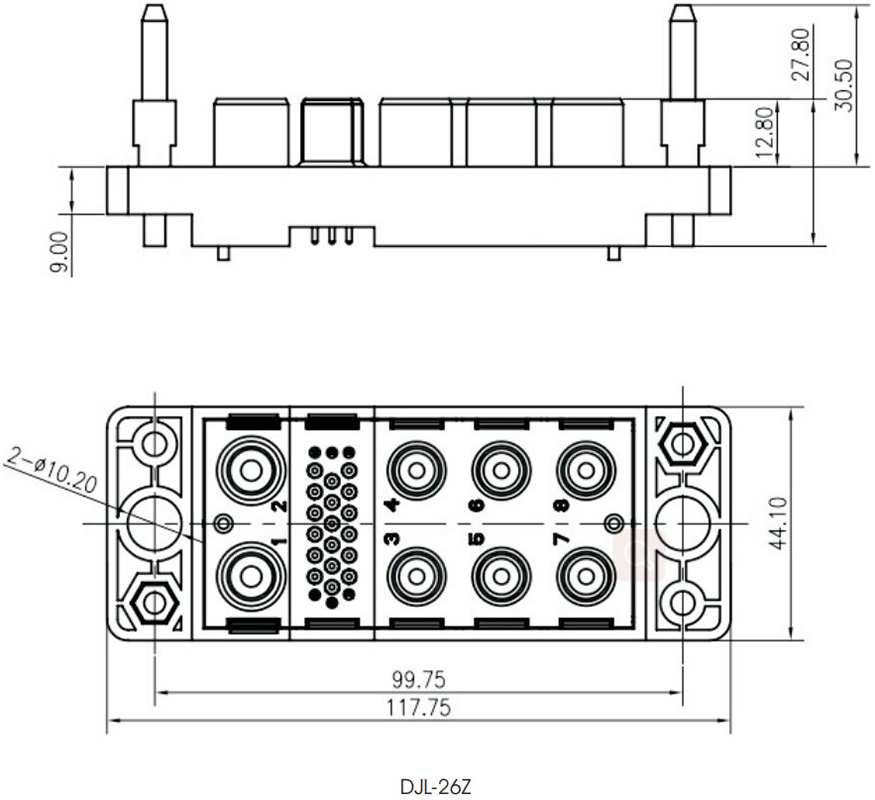 Module Power Connector DJL26