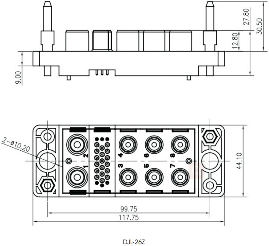 Konektor Daya Modul DJL26