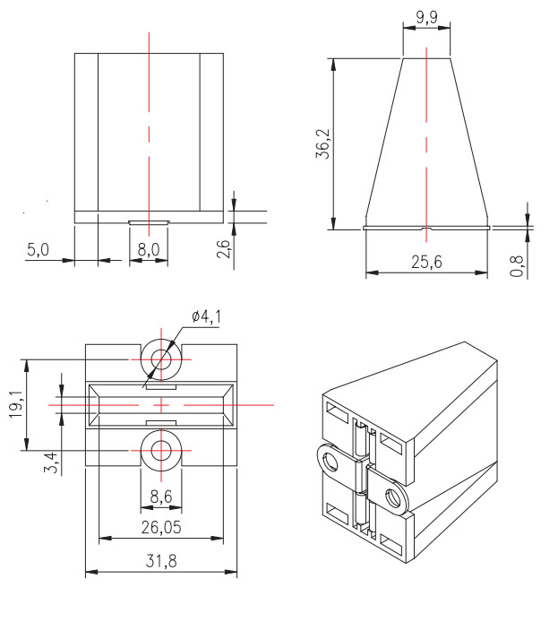 Module Power Connector TJ38-5