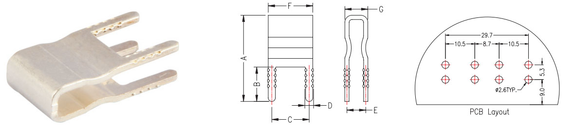 Multipolet strømstik SA50&SA50(2 +2)-12