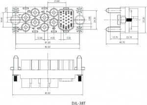 Dimensions d'encombrement et dimensions de montage